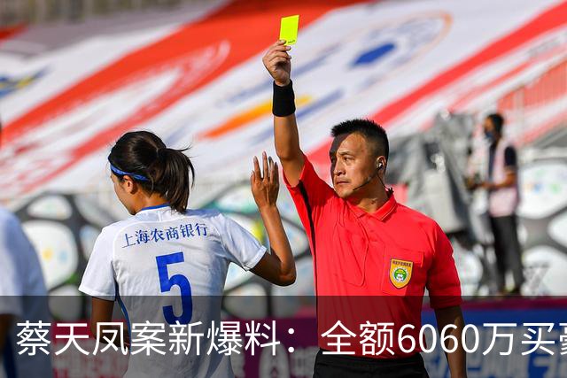 蔡天凤案新爆料：全额6060万买豪宅，邝球回扣拿697万，一事可疑